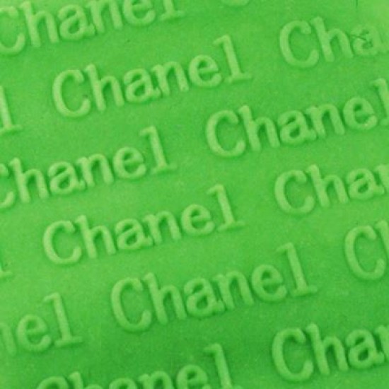 Chanel Yazı Desenli Akrilik Kalem Merdane 21 Cm