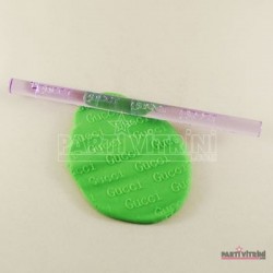 Gucci Yazı Desenli Akrilik Kalem Merdane 21 Cm