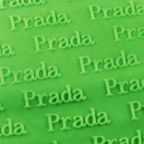 Prada Yazı Desenli Akrilik Kalem Merdane 21 Cm