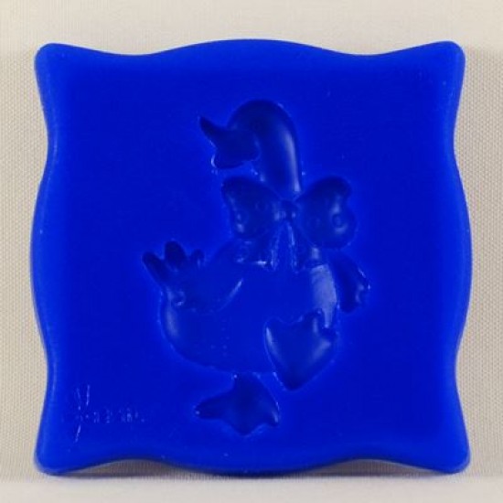 Ördek Figürlü Silikon Şeker Hamuru Ve Sabun Kalıbı