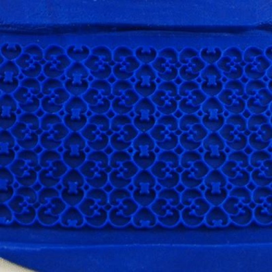 Tekrarlı Desenler Silikon Şeker Hamuru Kalıbı 17 X 7 Cm