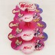 Winx Club Temalı 3 Katlı Kek Standı