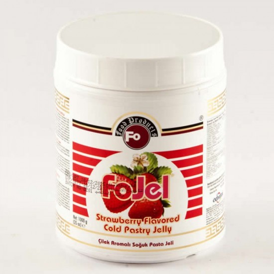 Fo Çilek Aromalı Dekoratif Pasta Jeli 1 Kg