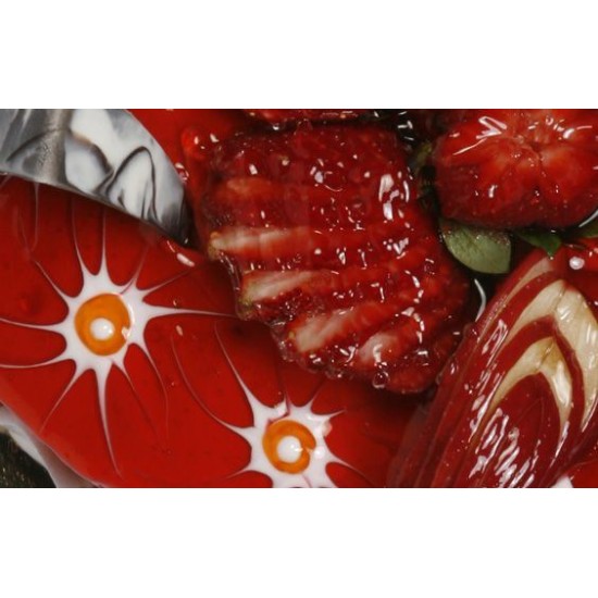 Fo Çilek Aromalı Dekoratif Pasta Jeli 1 Kg
