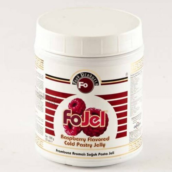 Fo Frambuaz Aromalı Dekoratif Pasta Jeli 1 Kg Fo Frambuaz Aromalı Dekoratif Pasta Jeli 1 Kg