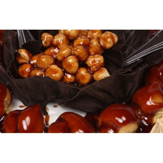 Fo Karamel Aromalı Dekoratif Pasta Jeli 1 Kg Fo Karamel Aromalı Dekoratif Pasta Jeli 1 Kg