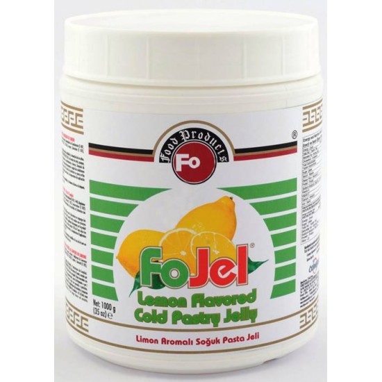 Fo Limon Aromalı Dekoratif Pasta Jeli 1 Kg Fo Limon Aromalı Dekoratif Pasta Jeli 1 Kg