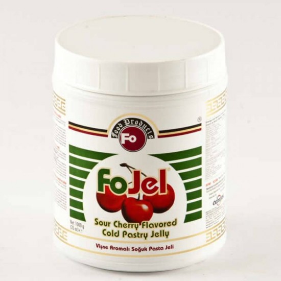 Fo Vişne Aromalı Dekoratif Pasta Jeli 1 Kg Fo Vişne Aromalı Dekoratif Pasta Jeli 1 Kg