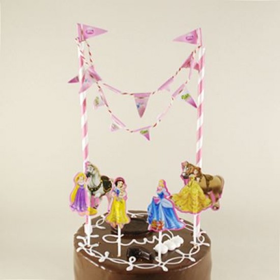 Prensesler Pasta Süsleme Seti