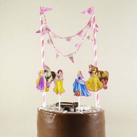 Prensesler Pasta Süsleme Seti