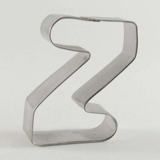 Z Harfi Şeklinde Metal Kurabiye Kalıbı 7 Cm