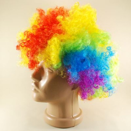 Karışık Renkli Bonus Peruk