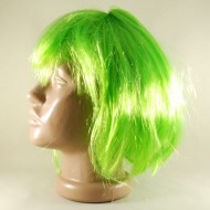Yeşil Renkli Küt Saç Peruk