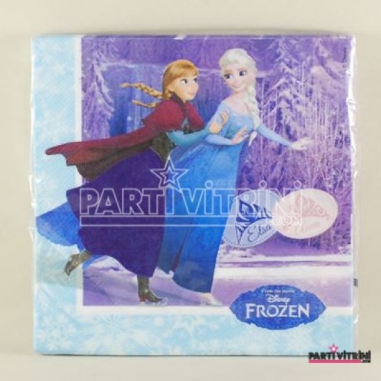 Frozen Prenses Elsa Temalı Orjinal Lisanslı Peçete