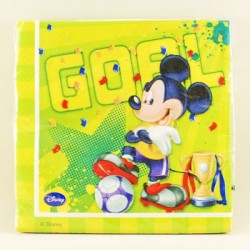 Mickey 28 Futbol Temalı Orjinal Lisanslı Peçete