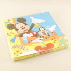 Mickey Mouse Temalı Sarı Orjinal Lisanslı Peçete