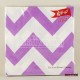 Lila Zigzag Desenli Peçete