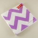 Lila Zigzag Desenli Peçete