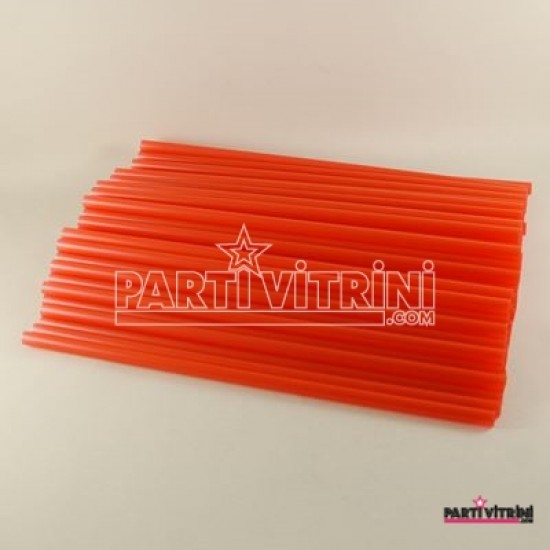 Kırmızı Kalın Frozen Parti Pipeti 100 Adet