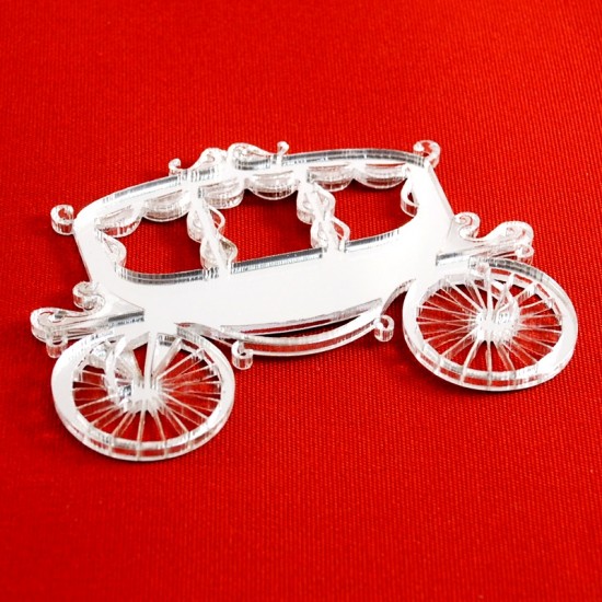 At Arabası Şeklinde Pleksi Ayna