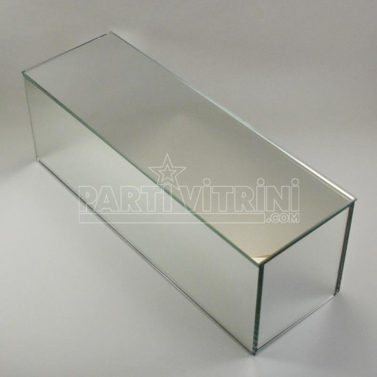 Ayna Stand Vazo Altlığı Cam Ayna 10x30x10 Cm