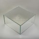 Ayna Stand Vazo Altlığı Cam Ayna 25x25x10 Cm