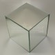 Küp Ayna Stand Vazo Altlığı Cam Ayna 15x15x15 Cm