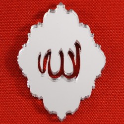 Motifli Allah Yazılı Pleksi Ayna