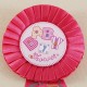 Baby Shower Pembe Saten Kumaş Parti Rozeti