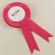 Baby Shower Pembe Saten Kumaş Parti Rozeti