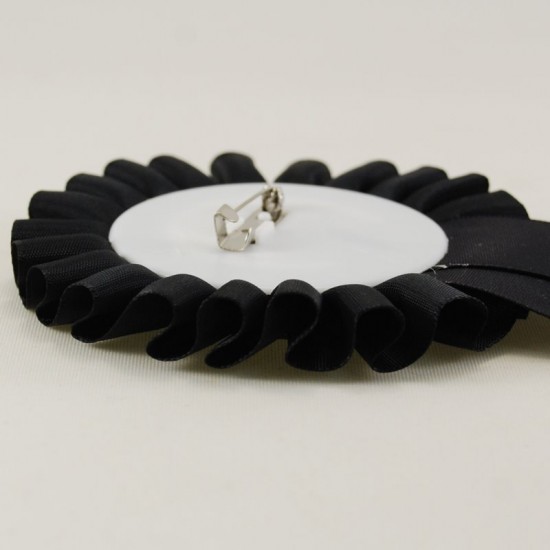 Damadın Kankası Siyah Saten Kumaş Parti Rozeti