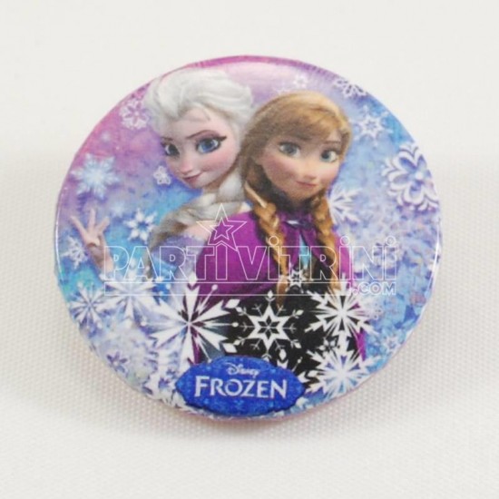 Karlar Ülkesi Frozen Ve Prenses Elsa Metal Parti Rozetleri