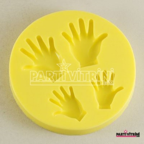 2 Boy El Figürlü Silikon Kokulu Taş Ve Sabun Kalıbı