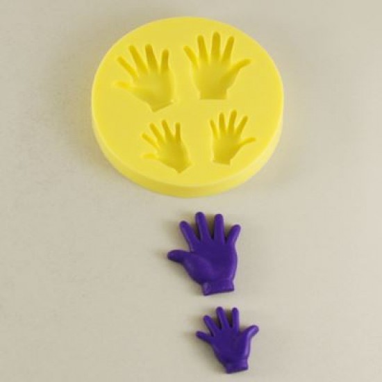 2 Boy El Figürlü Silikon Kokulu Taş Ve Sabun Kalıbı