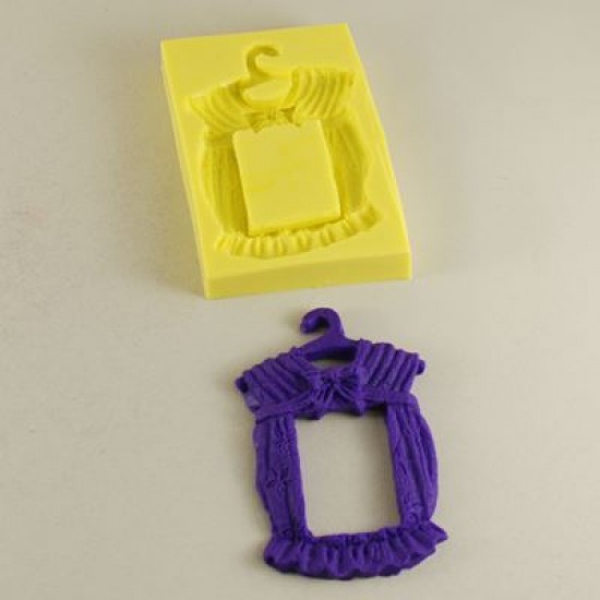 Elbise Ve Askılık Çerçeve Figürlü Silikon Kokulu Taş Ve Sabun Kalıbı