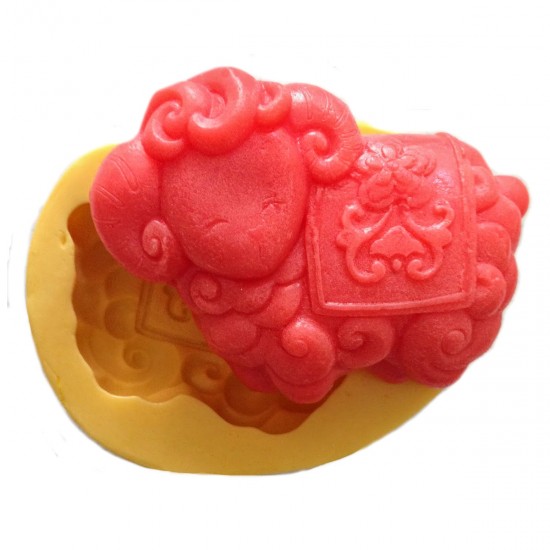 Koç Figürlü Silikon Kokulu Taş Ve Sabun Kalıbı