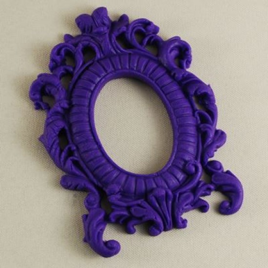 Oymalı Resim Çerçevesi Figürlü Silikon Kokulu Taş Ve Sabun Kalıbı