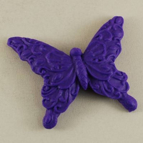 Desenli Kelebek Figürlü Silikon Kokulu Taş Ve Sabun Kalıbı