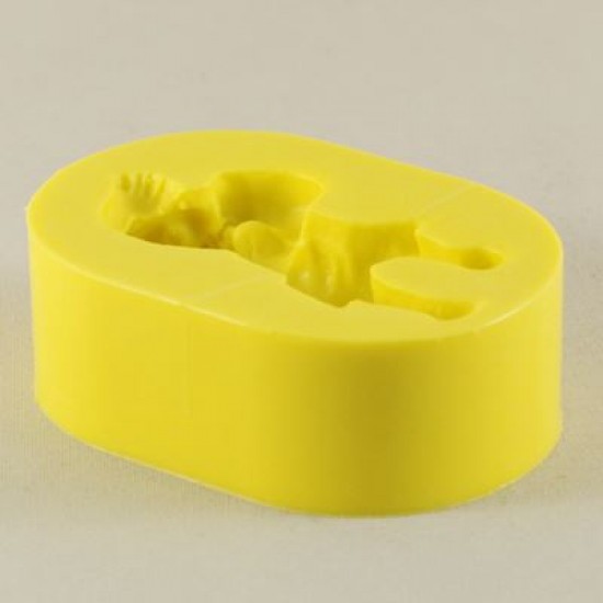 Emekleyen Kız Bebek Figürlü Silikon Kokulu Taş Ve Sabun Kalıbı