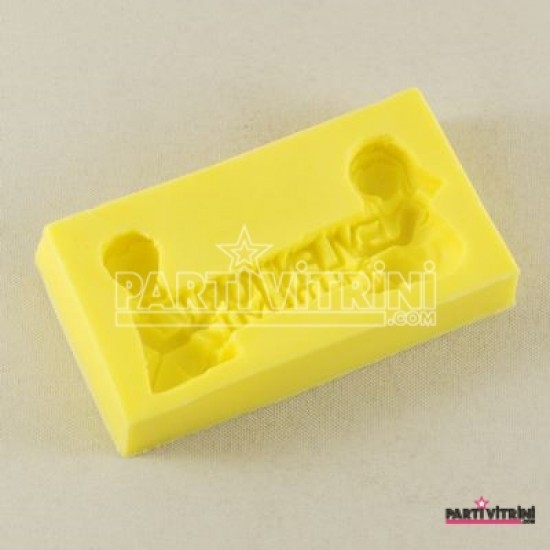 Evleniyoruz Mutluyuz Figürlü Silikon Kokulu Taş Ve Sabun Kalıbı