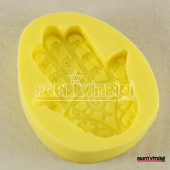 Fatıma Ananın Eli Figürlü Silikon Kokulu Taş Ve Sabun Kalıbı