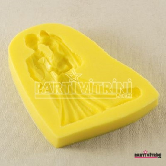 Gelin Ve Damat Figürlü Kokulu Taş Ve Sabun Kalıbı