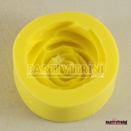 Gül Figürlü Silikon Kokulu Taş Ve Sabun Kalıbı