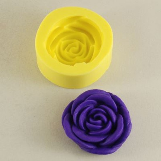 Gül Figürlü Silikon Kokulu Taş Ve Sabun Kalıbı