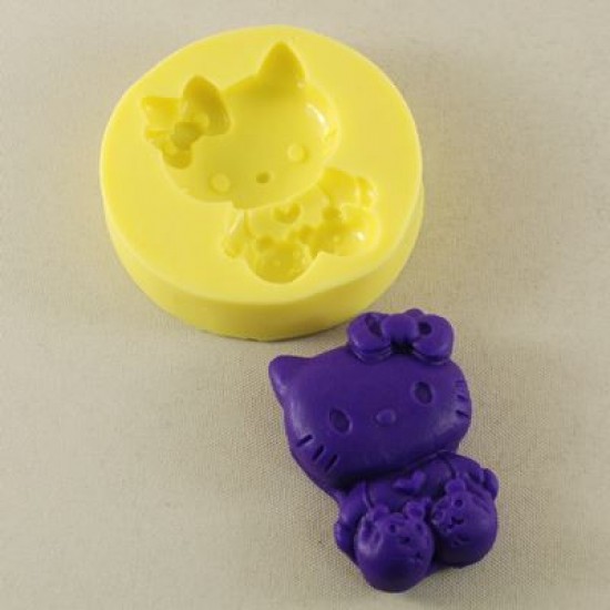 Hello Kitty Figürlü Silikon Kokulu Taş Ve Sabun Kalıbı