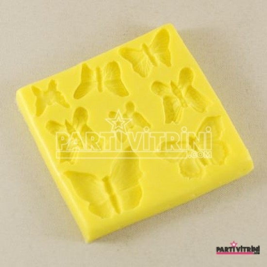 Kelebekler Figürlü Silikon Kokulu Taş Ve Sabun Kalıbı