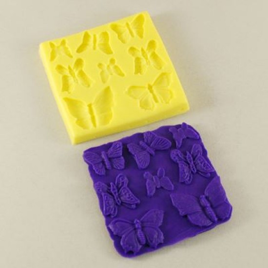 Kelebekler Figürlü Silikon Kokulu Taş Ve Sabun Kalıbı