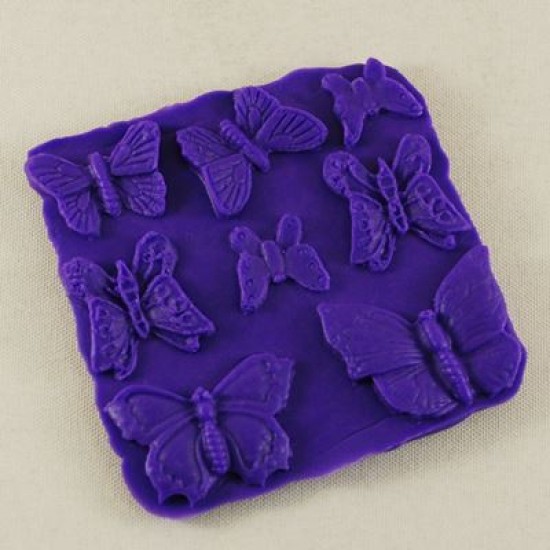 Kelebekler Figürlü Silikon Kokulu Taş Ve Sabun Kalıbı