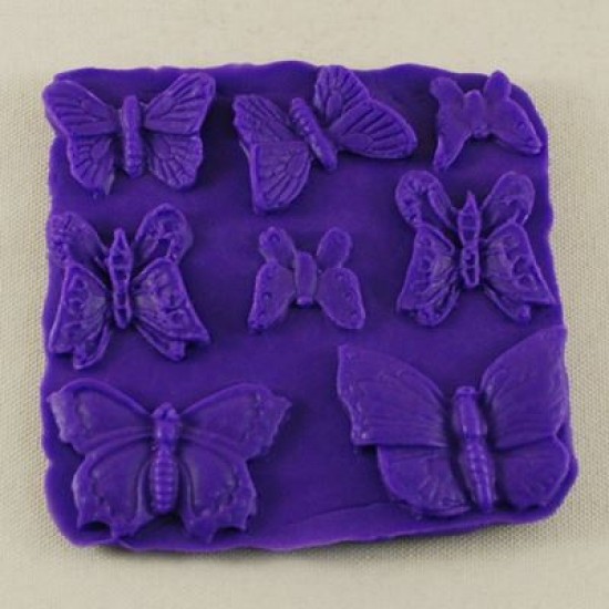 Kelebekler Figürlü Silikon Kokulu Taş Ve Sabun Kalıbı