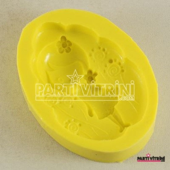 Kız Çocuk Ve Çiçekler Figürlü Silikon Kokulu Taş Ve Sabun Kalıbı